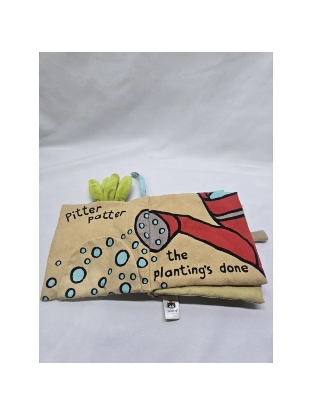 Jellycat London “I Am A Carrot” Cloth Book Sensory Tactile Activity Book